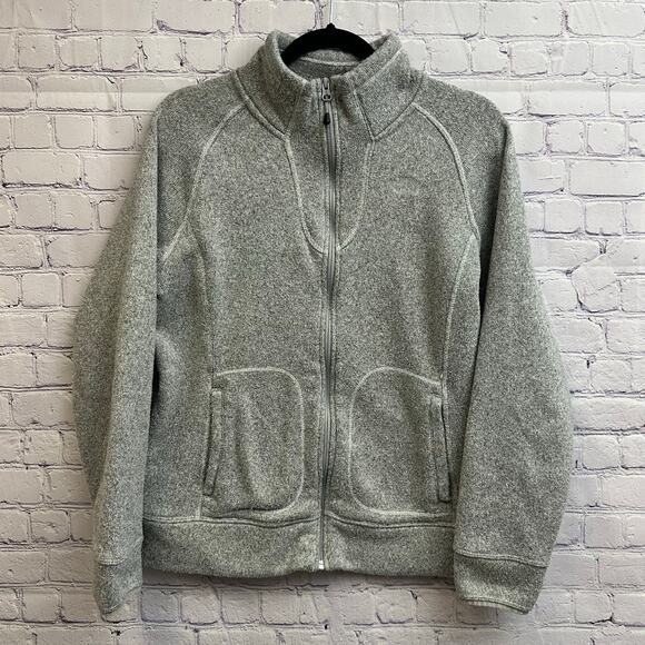 The North Face Jackets & Blazers - The North Face Women's Gray Full Zip Fleece Jacket Size Medium
